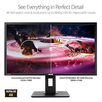Amazon.com: Asus VP28UQGL 28