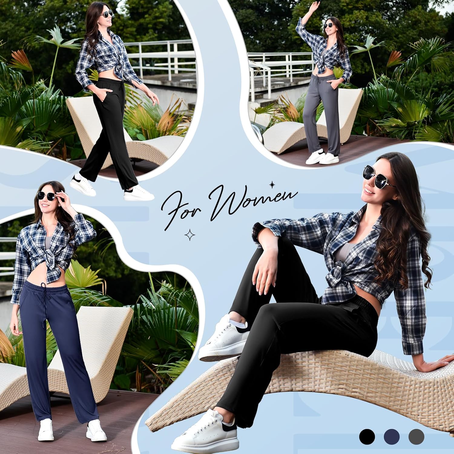 Stanpetix Track Pants Women Loose Straight Leg Women’s Sweatpants with Pockets for Sports Jogging - Image 5