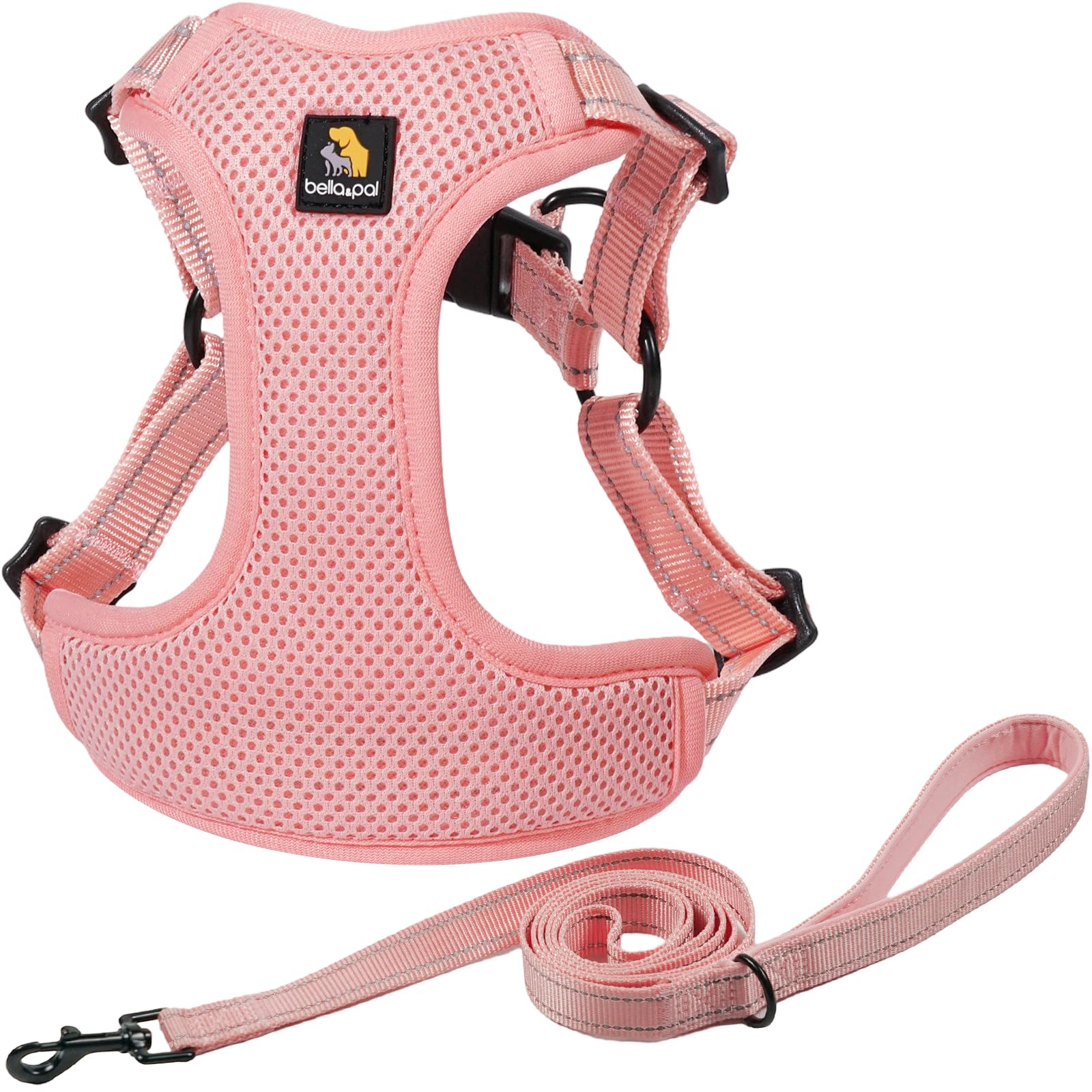 BELLA & PAL Hundegeschirr und Leine Set, Step-in Design mit