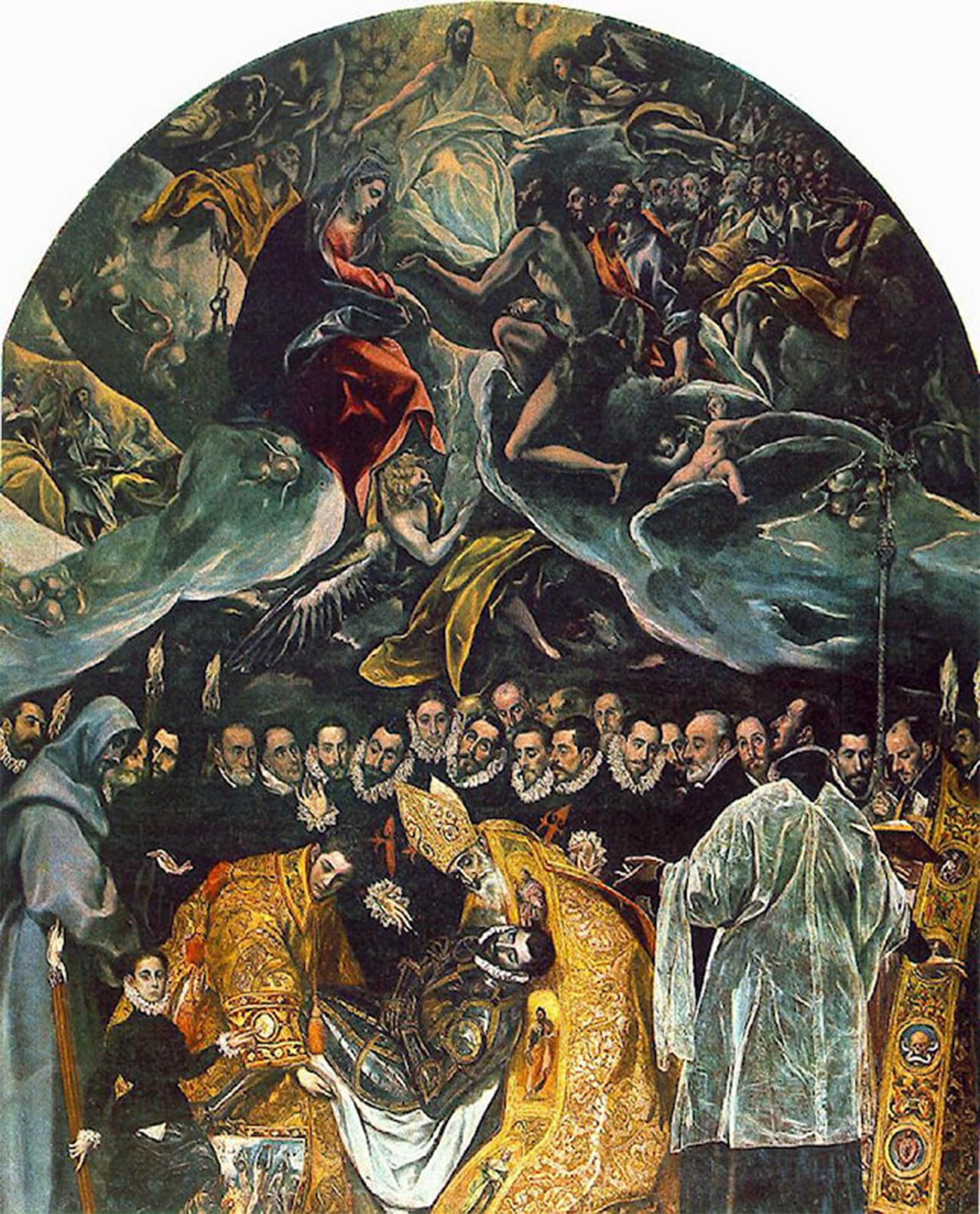 SERENDIPITP Vintage Wall Art Canvas Nordic Poster Canvas Print Picture the Burial Oforgaz by El Greco Wall Art Poster for Home Decor 60x90cm