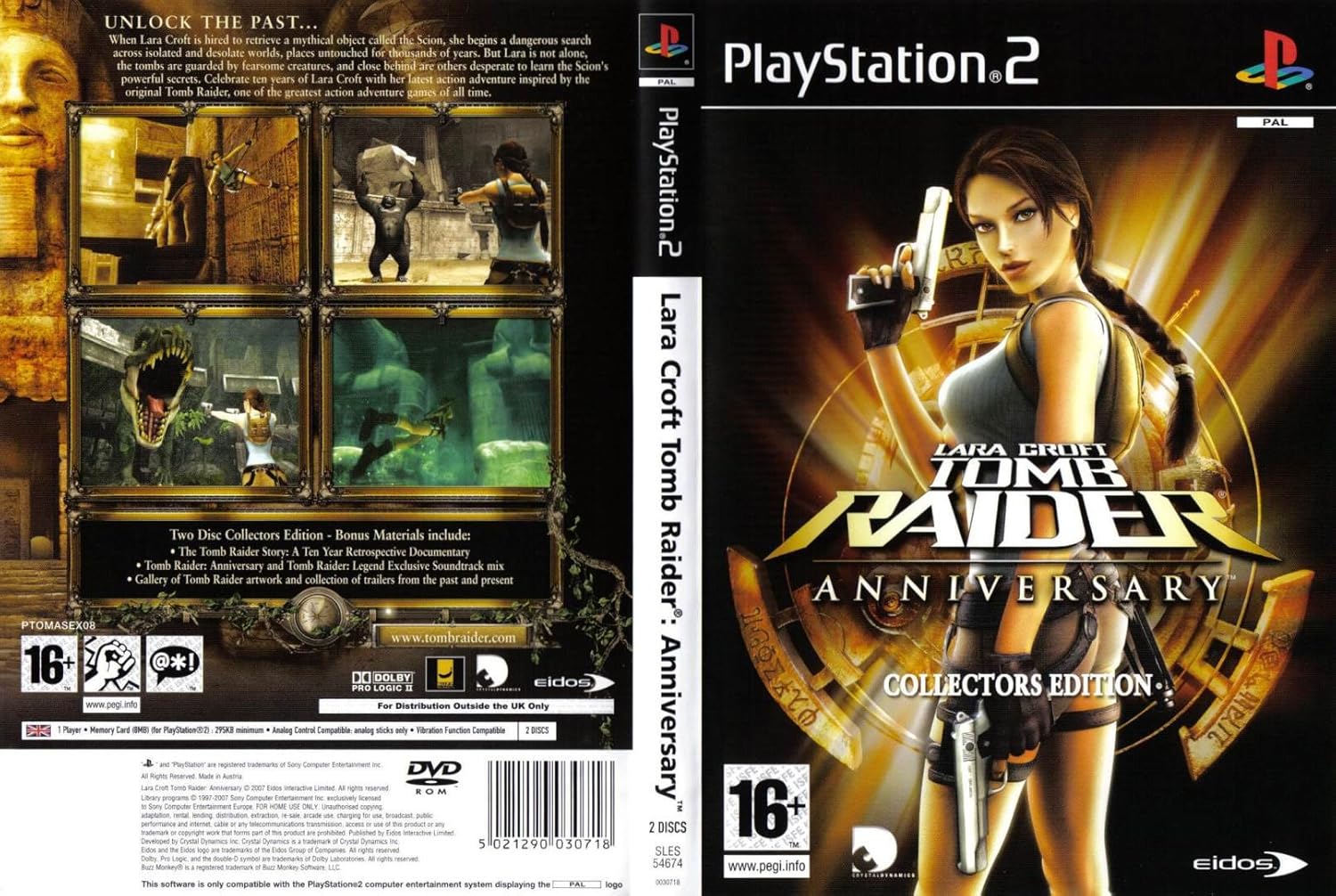Tomb Raider II Gold PC Playstation 1 PS1 2 Page Promo Ad Print Poster Lara Croft