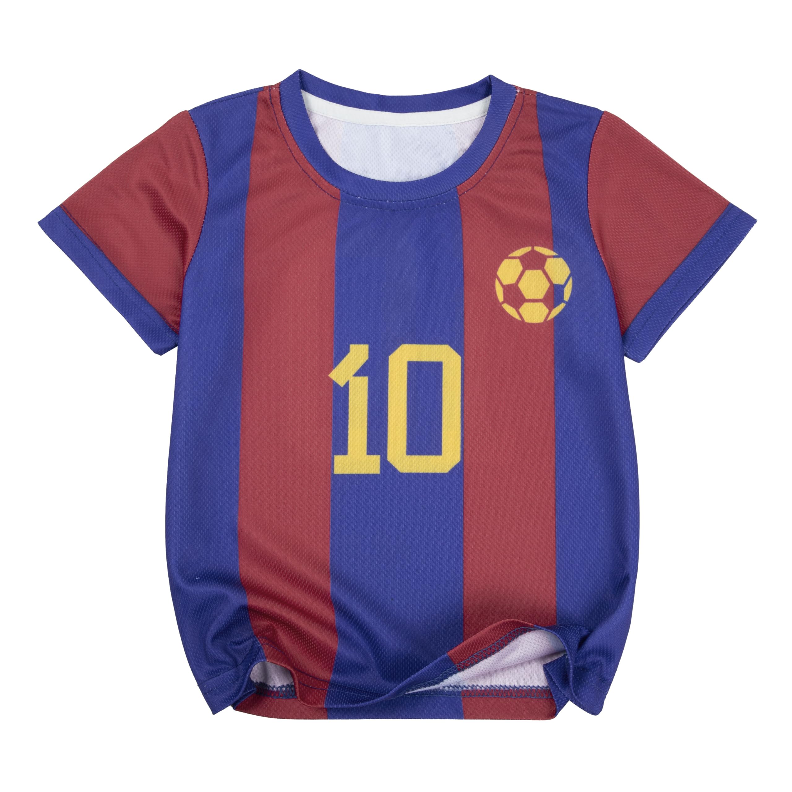 Soccer Jersey Kids Boys Argentina Jersey Shirt Soccer Boys Tshirts Round Neck Short Sleeve Top