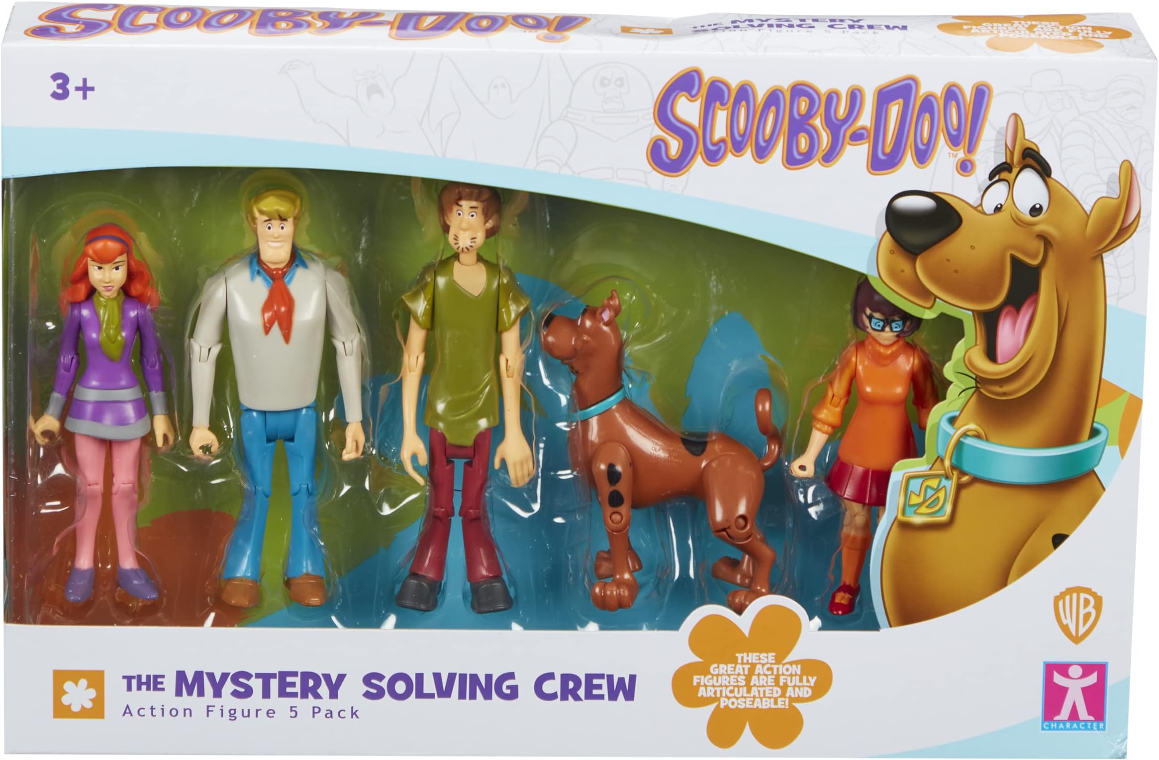 SCOOBY-DOO ACTION FIGURE MULTI PACK Scooby-Doo Toys, Action Figures, Shaggy, Scooby, Mystery Solving Crew