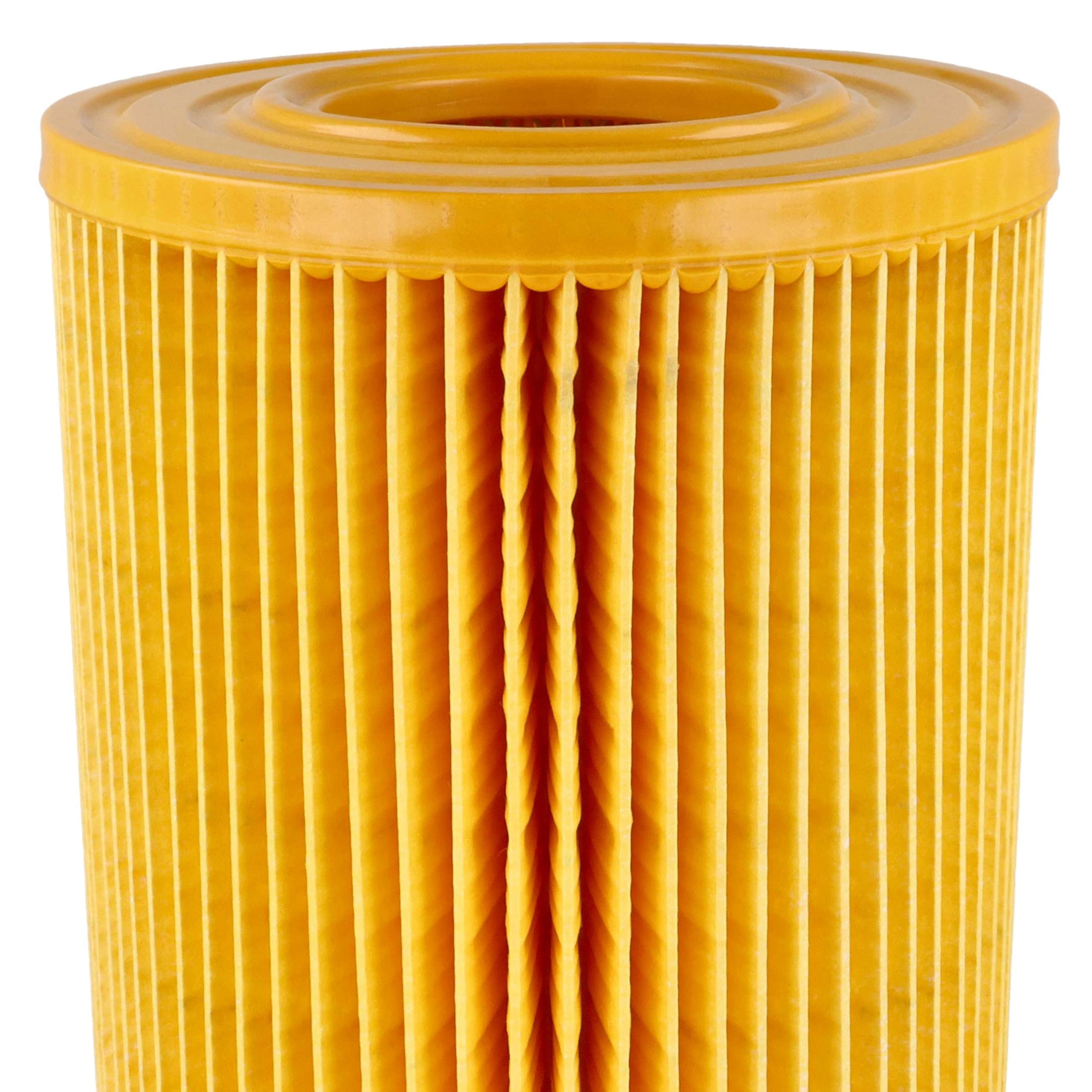 vhbw 3x Filtro plisado reemplaza Allaway VCF/211ALL, 5412810285969 para aspiradora - naranja
