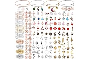 566 Pieces Bangles and Bracelet Making Kit