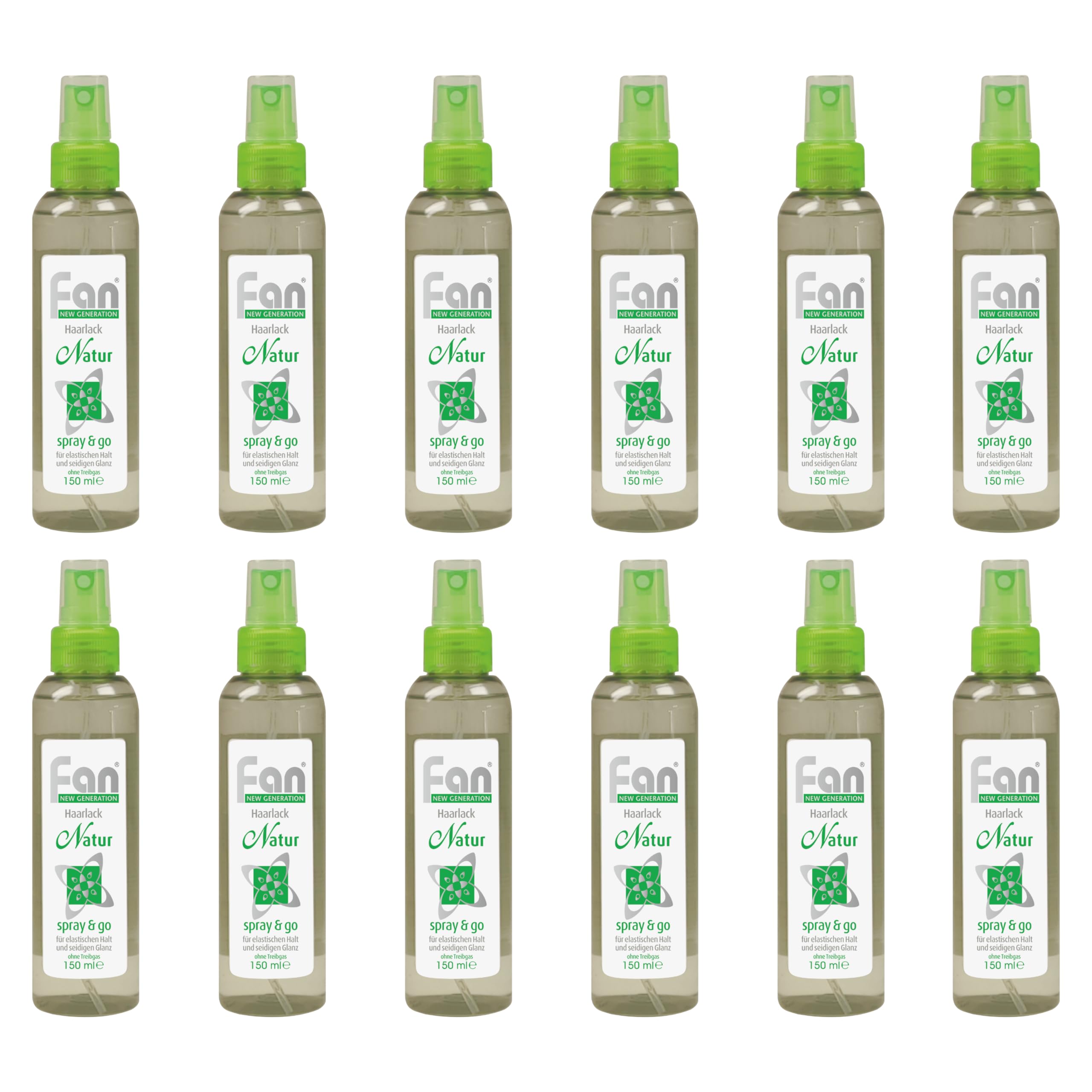 Fan Original Haarlack natur | Haarfestiger 150 ml als Spray (12 Stück)