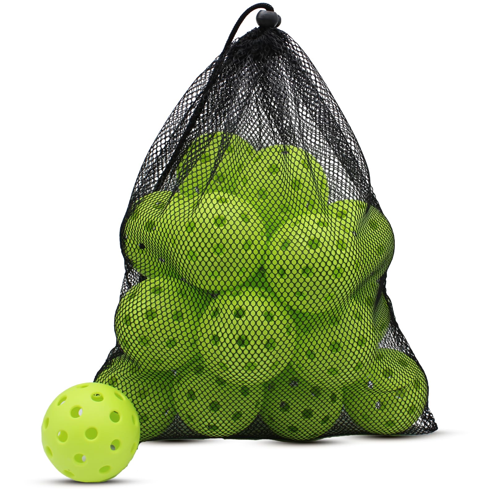 Magicorange Pickleball Balls,USAPA Approved 40 Holes Outdoor Pickleballs