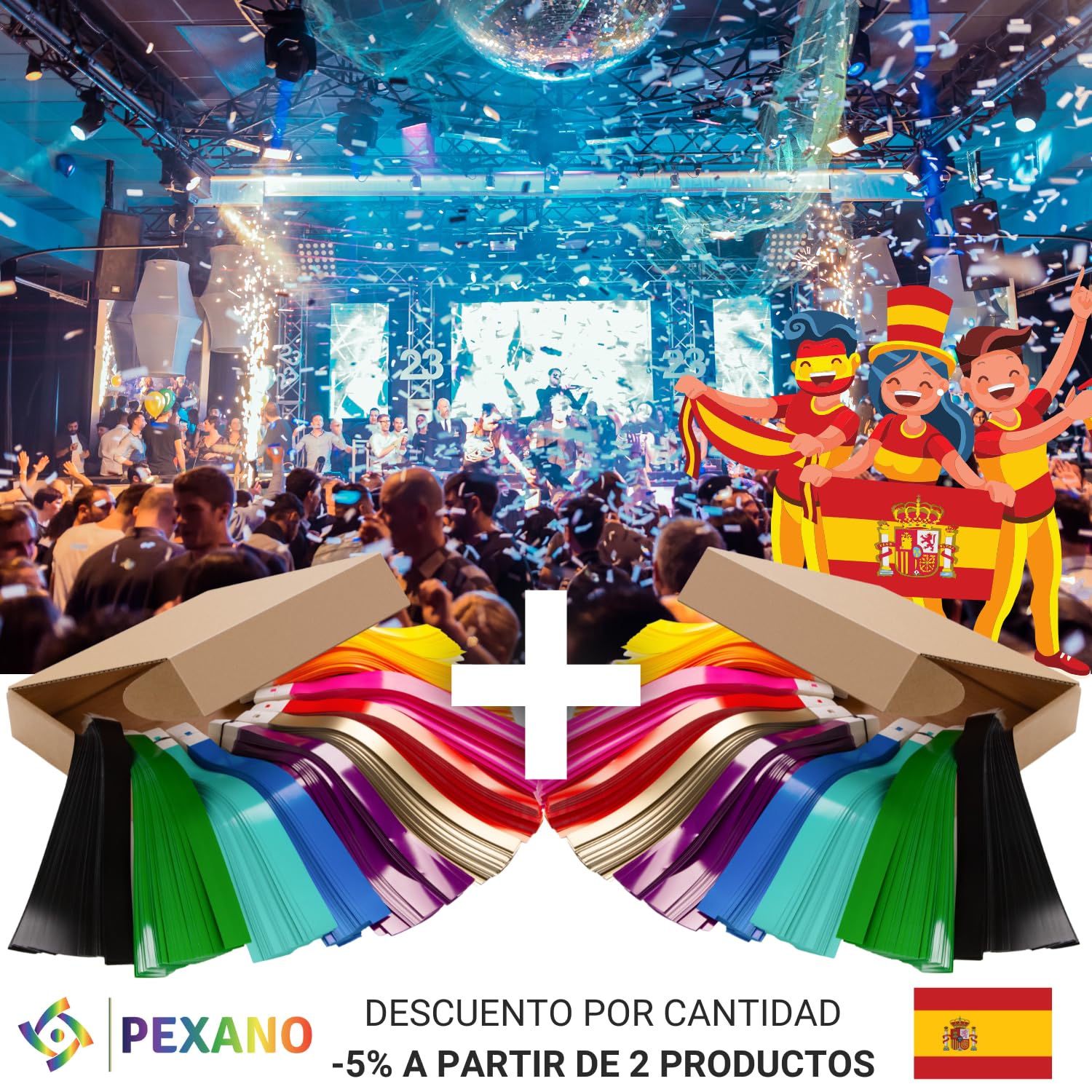 Pulseras Papel para Eventos X1000 Piezas Colores - Brazalete Fiesta Pulseras Identificativas para Niños Eventos Seguridad Fiesta de Cumpleaños, Boda, Festival, Adulto Velada ✯GARANTÍA DE POR VIDA✯