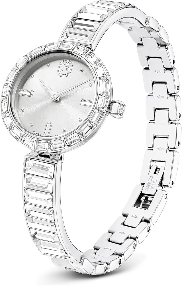 Amazon.com: Swarovski Matrix Bangle Watch, Swiss Made