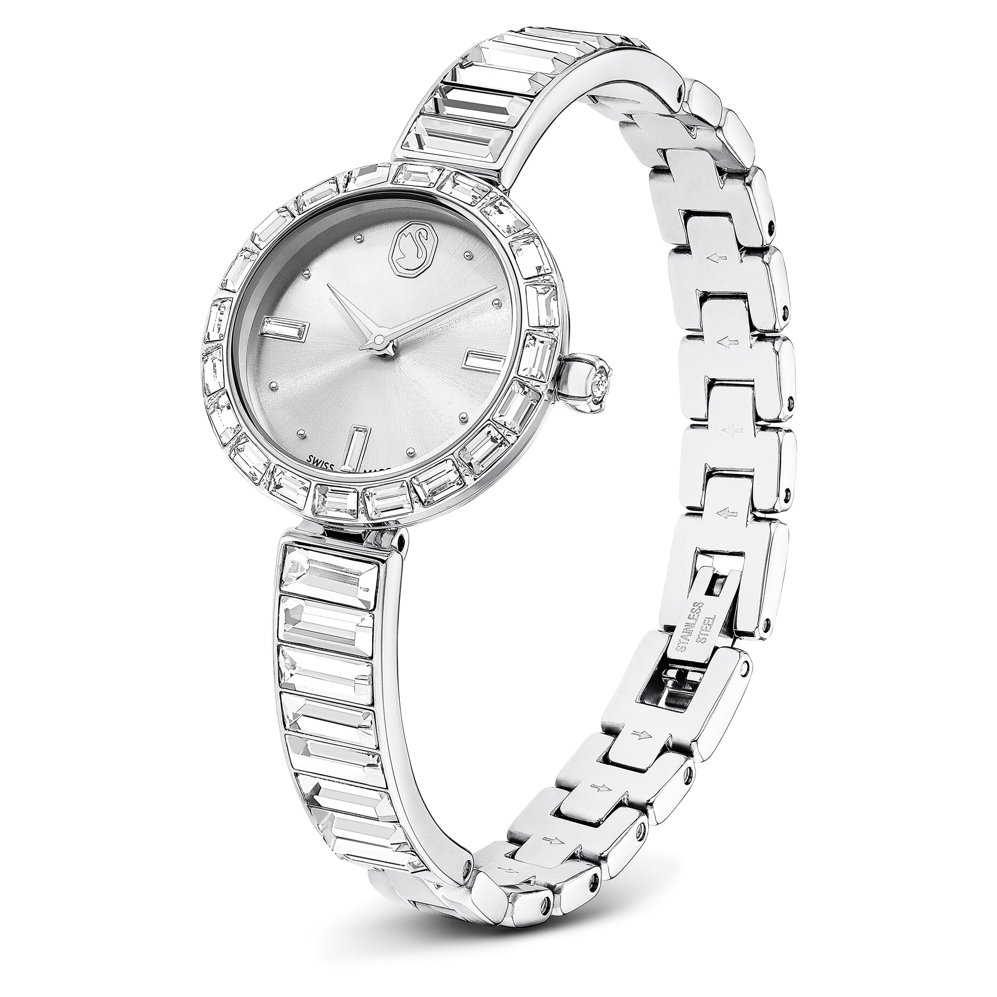 Swarovski Matrix Collezione montre bracciale jonc, Swiss Made