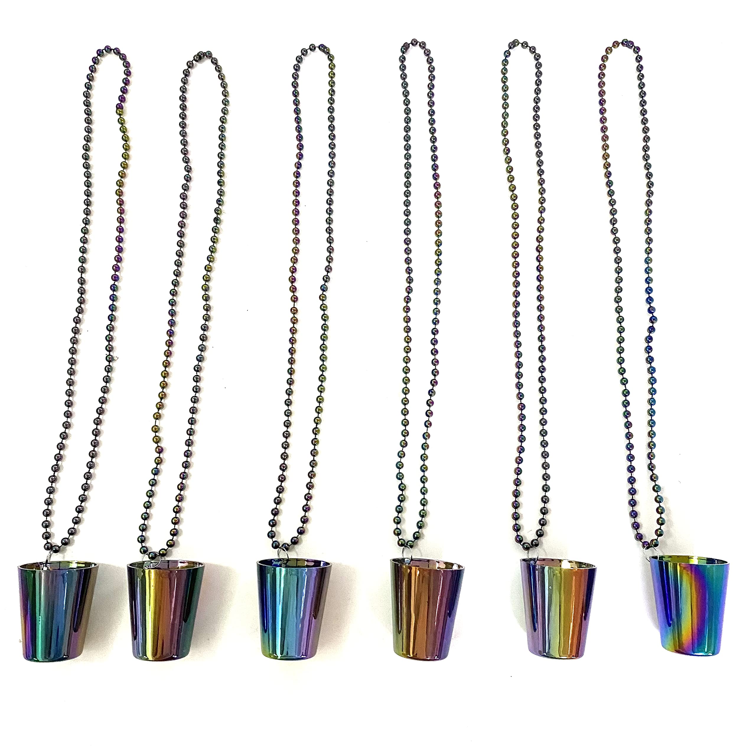 Robbstark Shot Glass Beads Necklace Magic color style hanging set holiday decoration(12 Pcs)