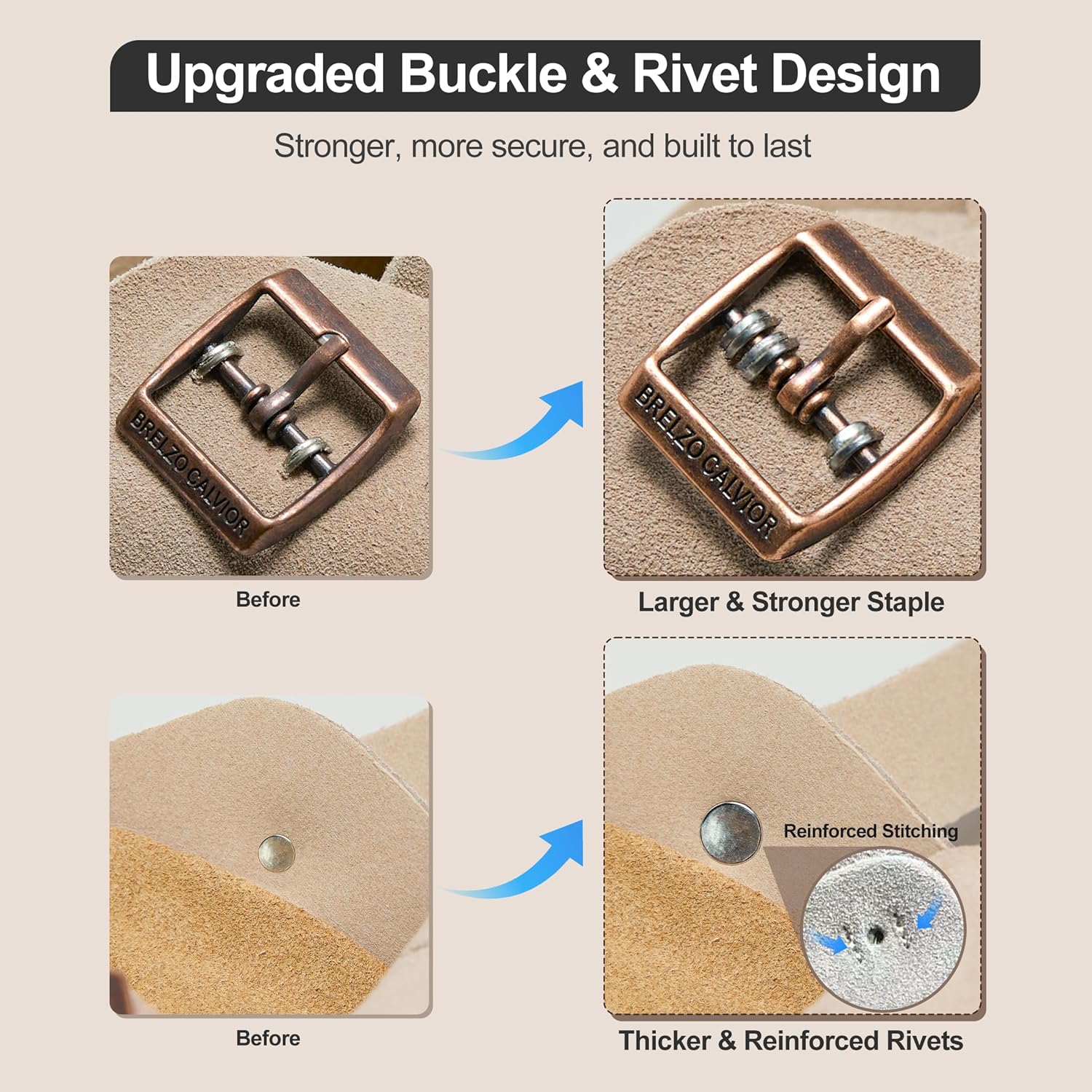 Women's Suede Clogs Men's Slip-On Mules Non-Slip Potato Shoes Arch Support Sandals with Adjustable Buckle for Indoor & Outdoor Use - Image 3