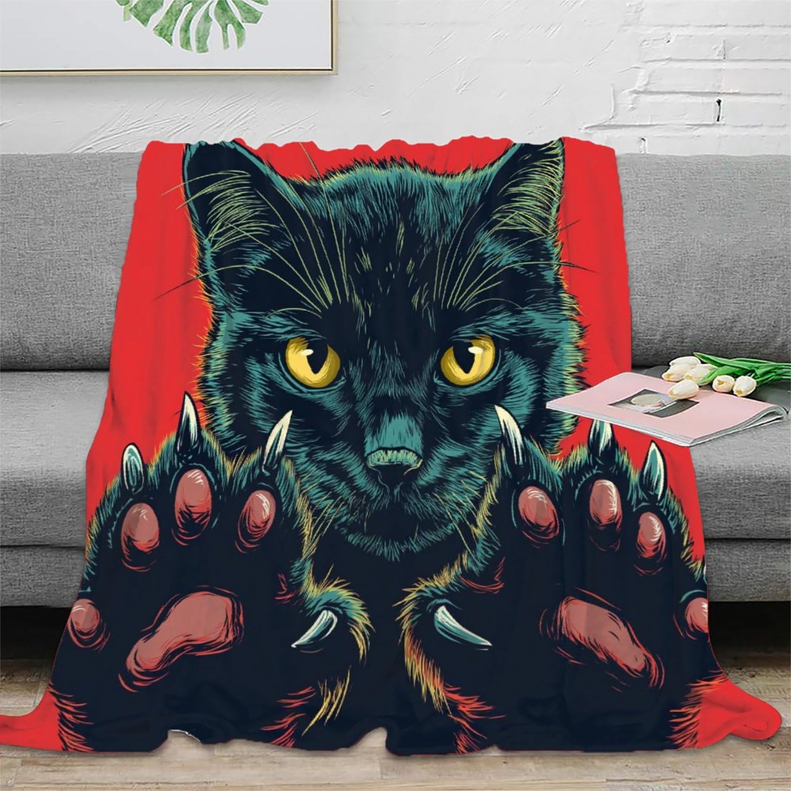 Coperta morbida in pile di flanella, ideale come regalo di compleanno per amici, familiari, regalo di Natale per amici e partner, coperta natalizia per divano e letto, 150 x 200 cm