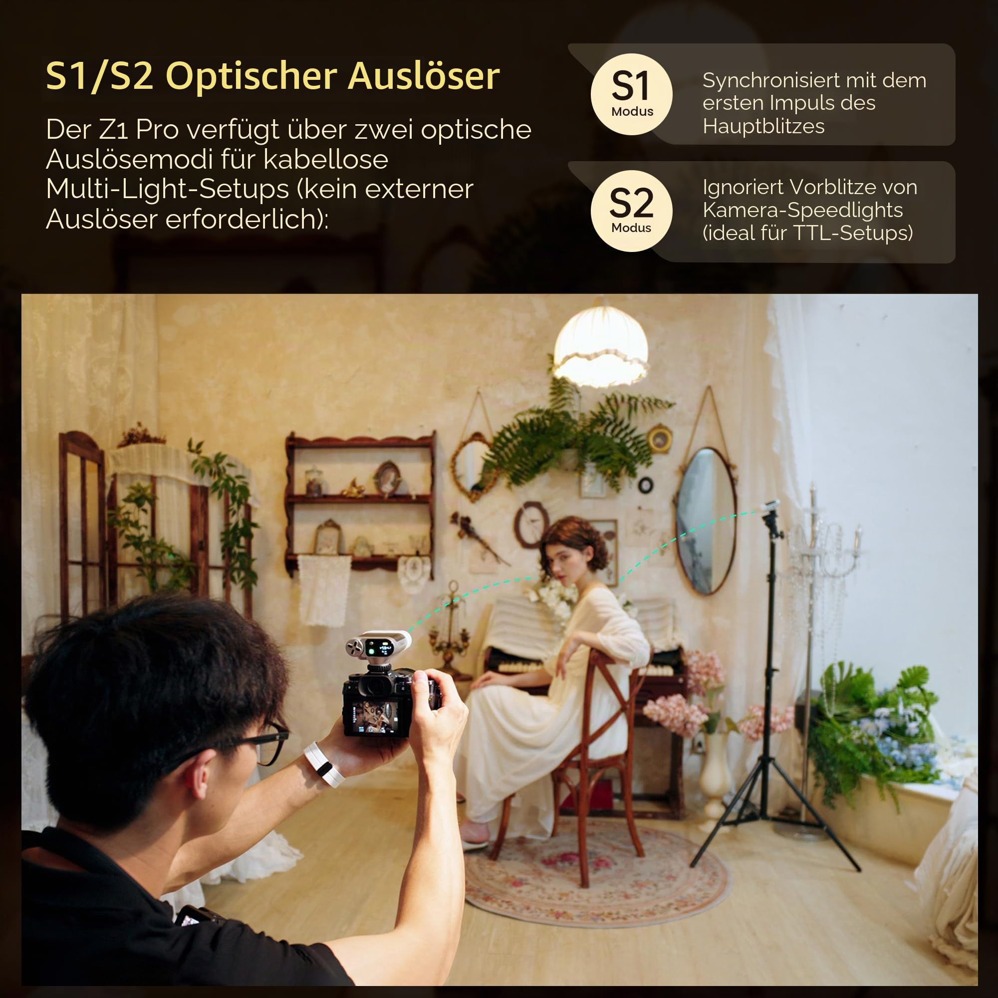 Viltrox Vintage Z1 Pro TTL Retro On-Kamera-Blitz mit Touch-Display, 24Ws 1s Recycle GN12 CCT 6000K ± 200K Mini-Blitz für tragbare Fotografie Beleuchtung (für Fuji)