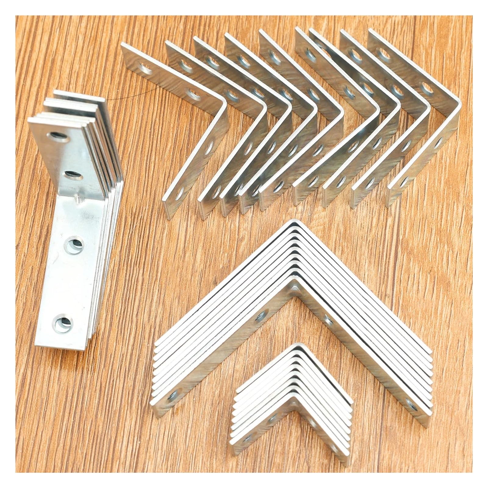 Fhdbekdcldm 10Pcs-40Mm L Brackets, Compatible With Cabinet Bookshelf Table Chair