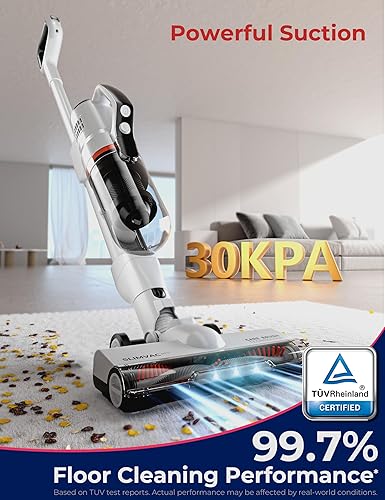 Miniatura 3 de Roomie Tec SlimVac Pro - Aspiradora inalámbrica, ligera, desmontable de mano con potente succión, batería de larga duración y filtro HEPA, limpieza