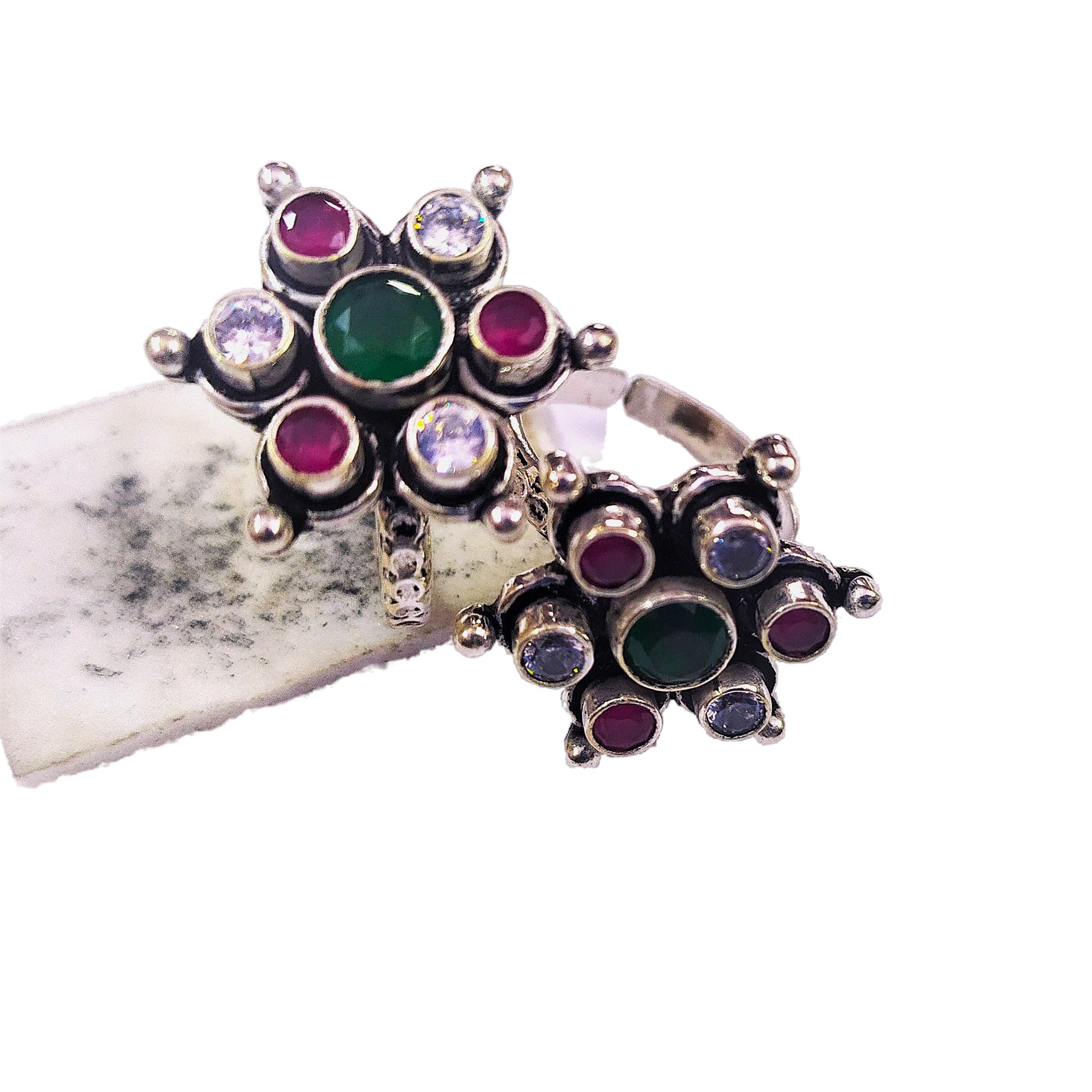 Ruby White Topaz Dainty Toe Ring, Anniversary Toe Ring, Women Toe ring,Toering, 92.5 Sterling Silver Toering, Bohemian Toering, Malte Stone Toering-image-47