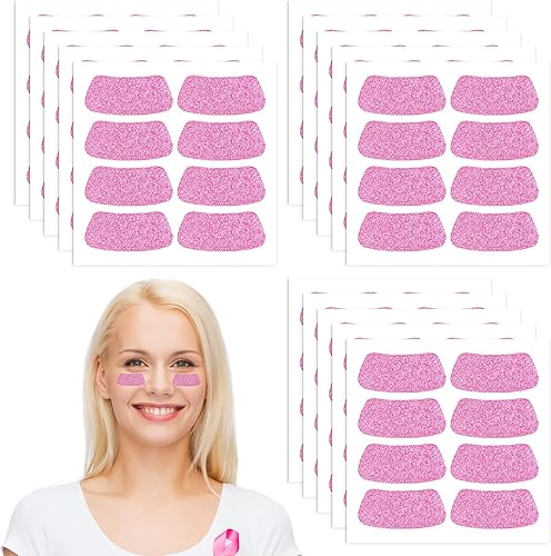 Cholemy 120 pares de calcomanías negras de ojos a granel, calcomanías con purpurina para cara de béisbol, fútbol, sóftbol, fiesta, accesorios para