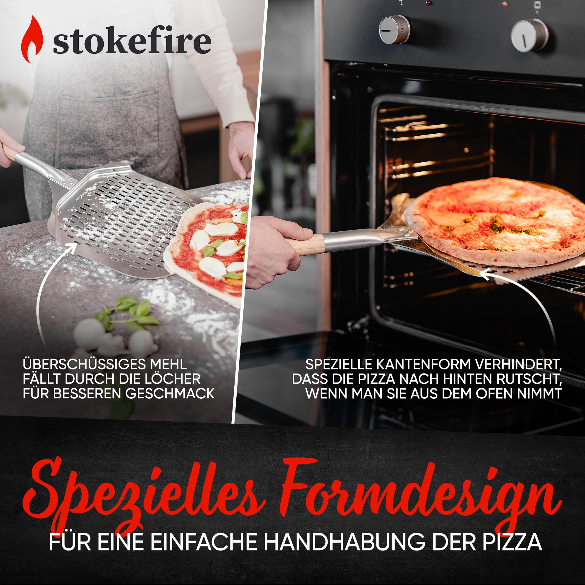 Pierre à pizza de qualité supérieure pour four, barbecue à gaz et barbecue au charbon de bois - Convient également pour four à pizza jusqu'à 900 °C
