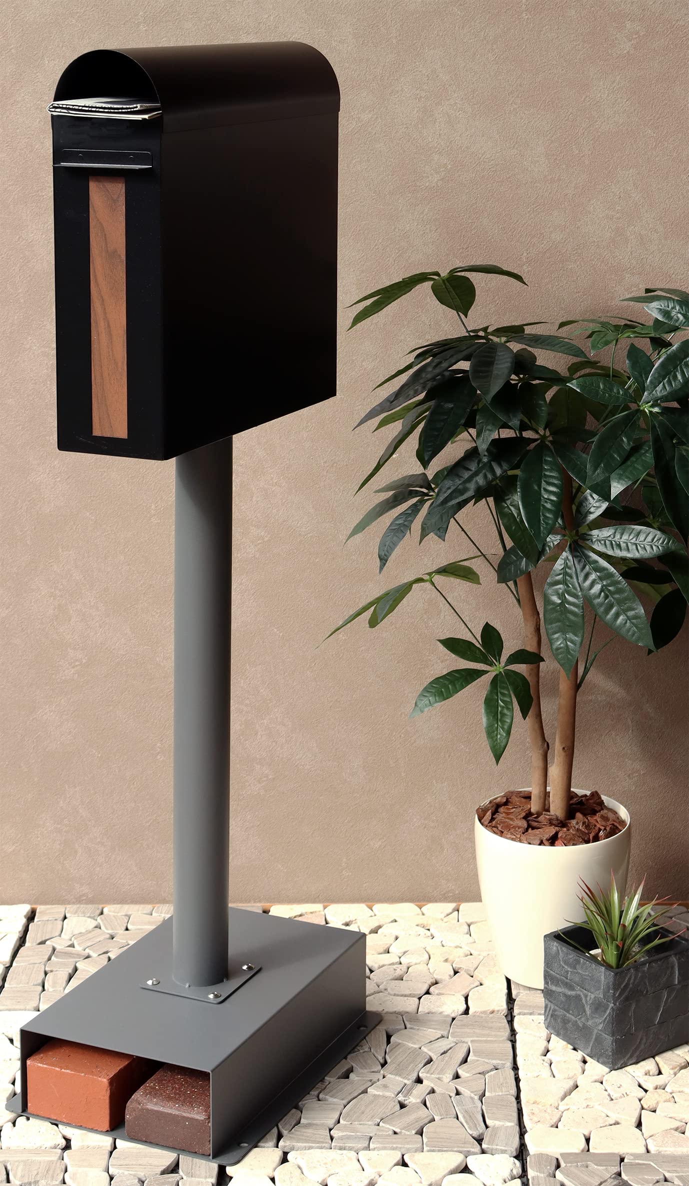 Amazon.co.jp: MOJYU スタンドポスト Spano ブラック SDM-025