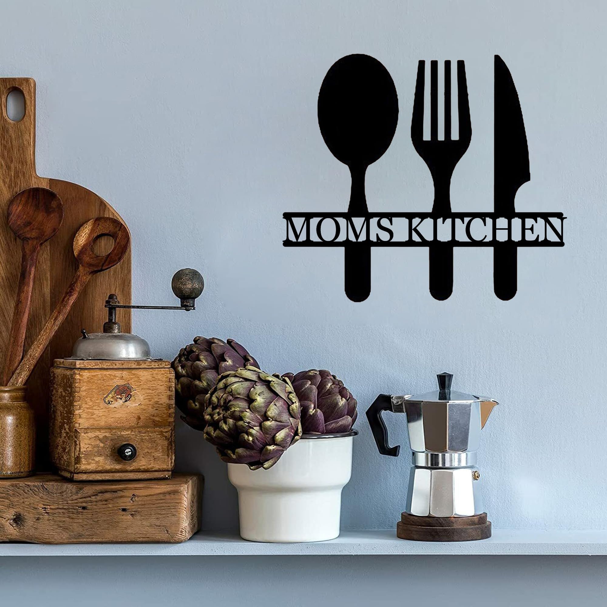 Custom Kitchen Sign Farmhouse Kitchen Name Sign Metal Kitchen Wall