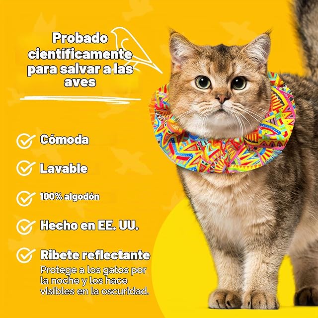 Foto 3 de 8 de Birdsbesafe® Collar de Advertencia para pájaros: científicamente Probado