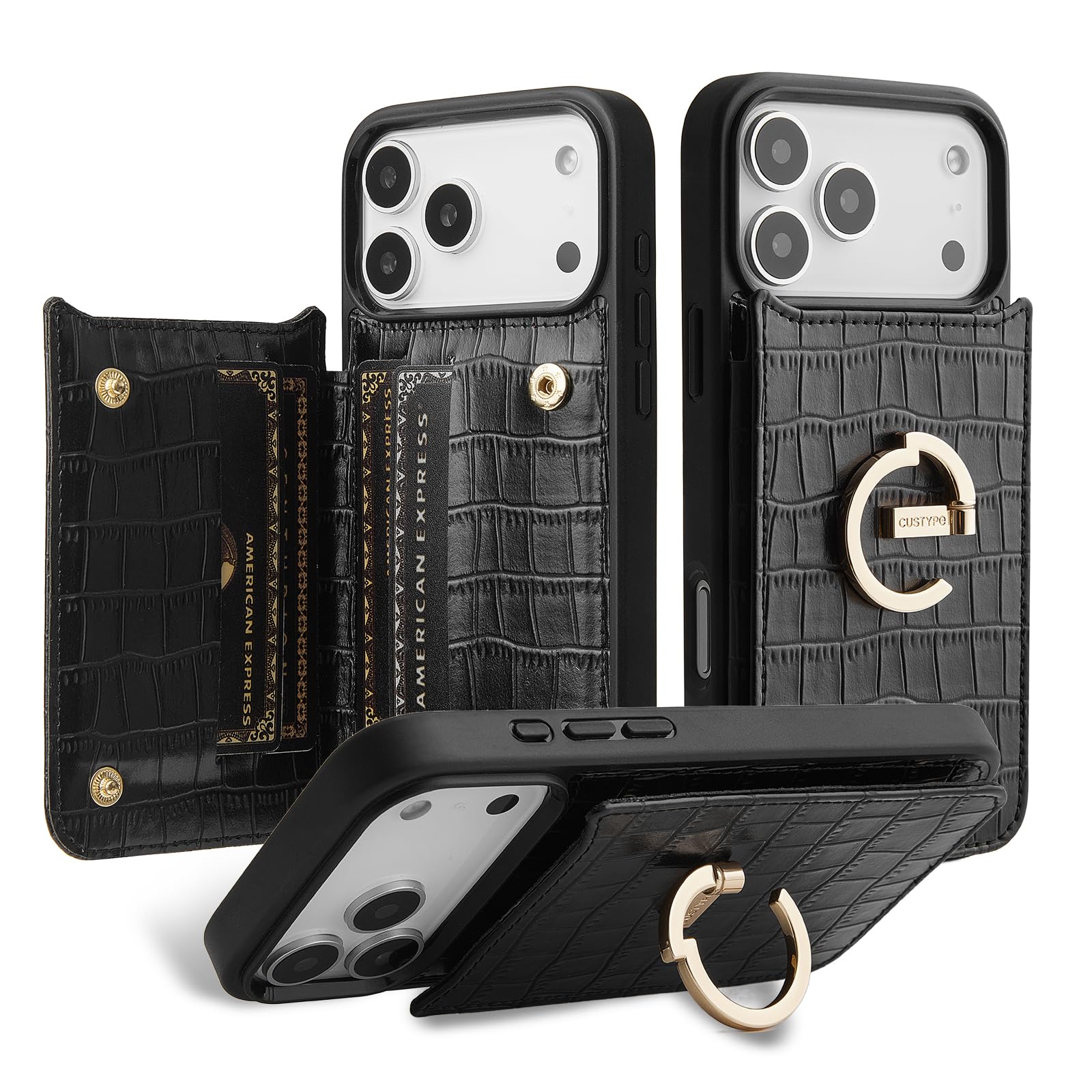 ®*中様 CUSTYPE iPhone17 Pro ケース4点セット Amazon.co.jp: CUSTYPE iPhone 17 Pro ウォレットケース カード