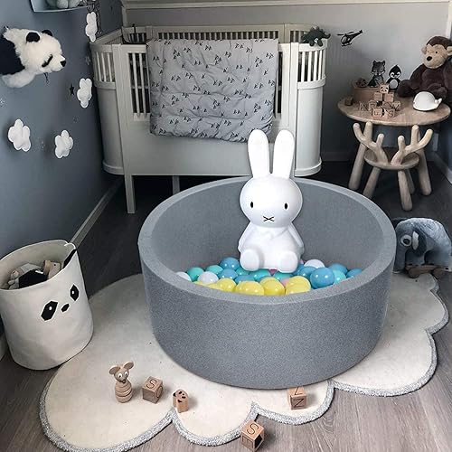 Miniatura 5 de TRENDBOX Esponja de espuma suave para interior redonda para pelotas enviadas desde Estados Unidos, gris oscuro