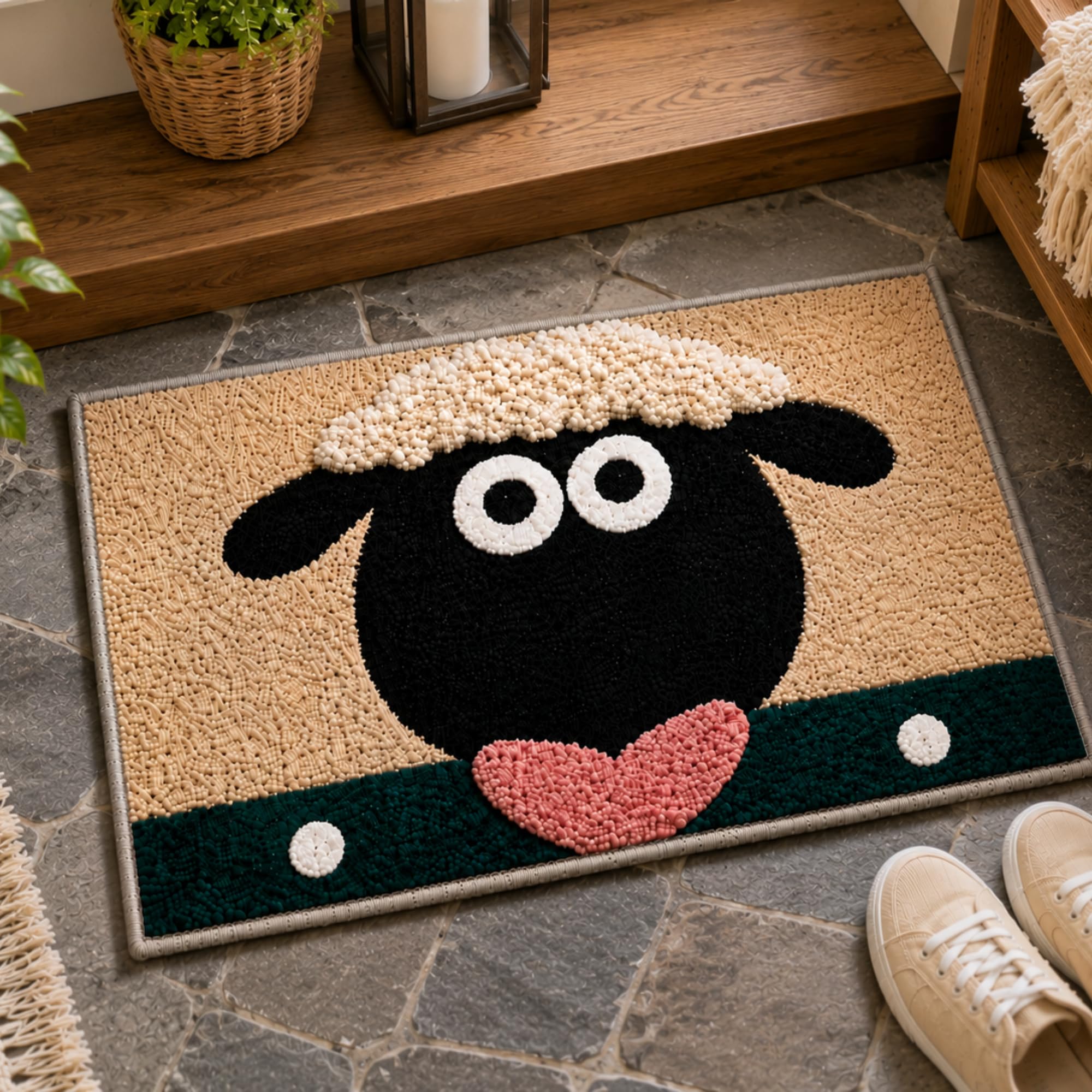 Tarantaran Animal Design Doormat for Home Entrance | Cute Soft Anti Slip Floor Rug for Indoor Decoration 3D Printed-image-15