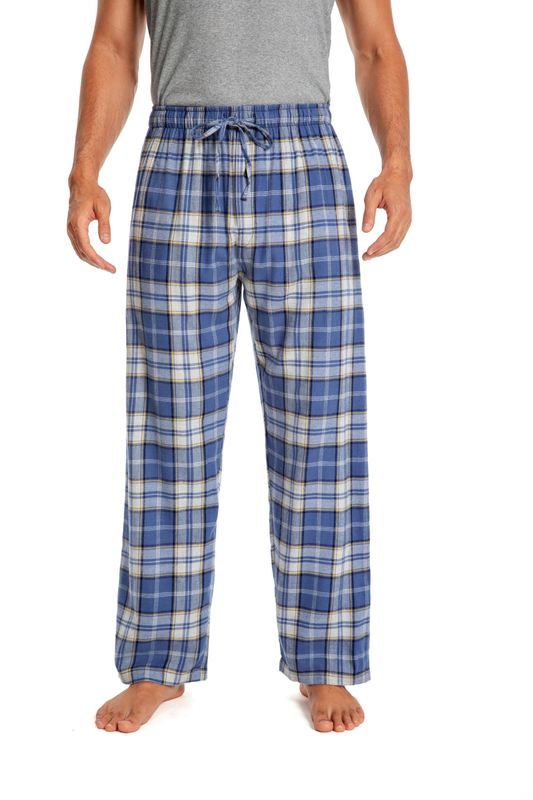 JTPW Herren 100% Baumwolle Flanell Bequeme Pyjama/Lounge Bot