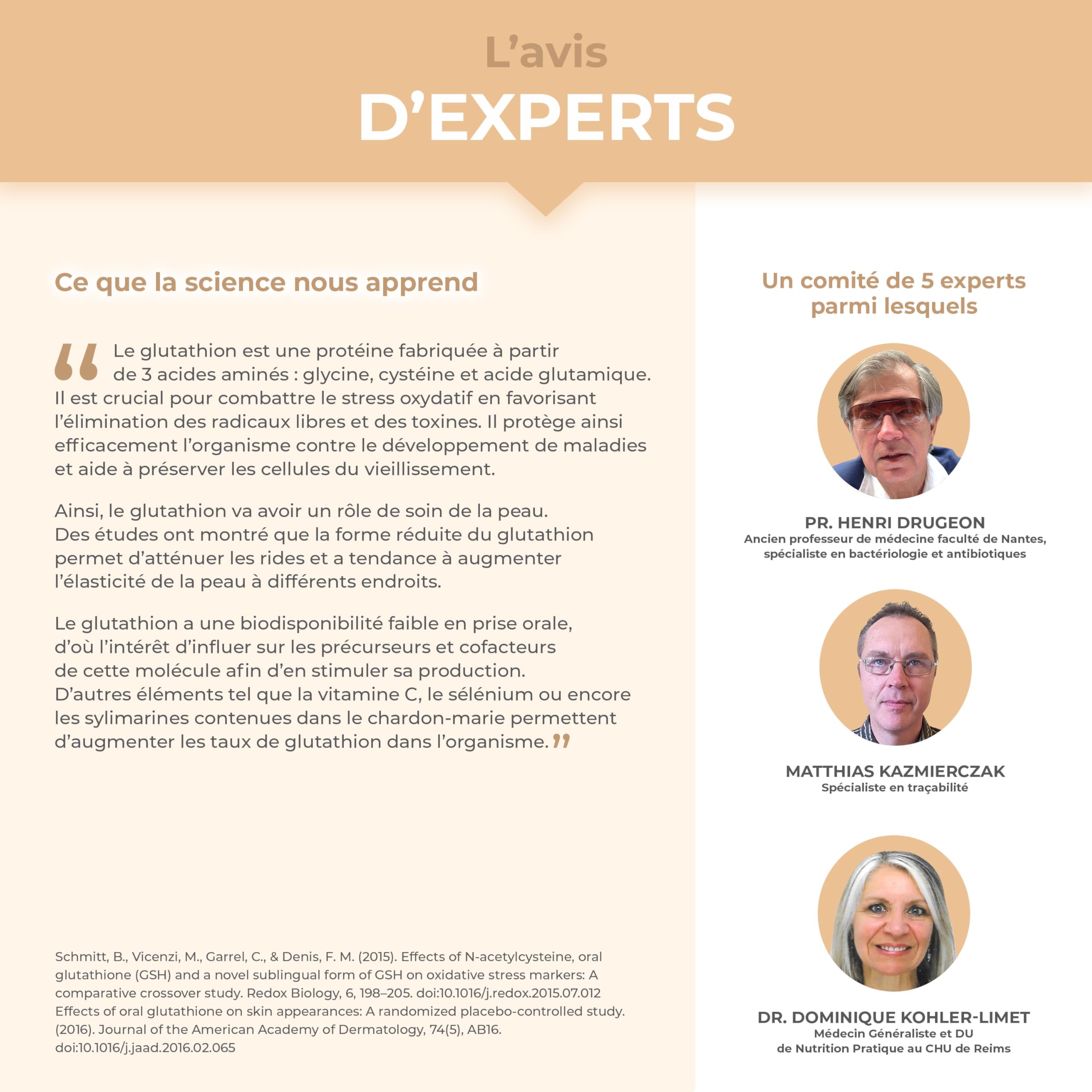 GLUTATHION - Réduit à 98% - Formule avec Précurseurs dont NAC + Vitamine C - Renforce l'Immunité, Antioxydant - Anti-âge, Peau Illuminée - 90 Gélules Vegan - Nutrimea - Fabriqué en France