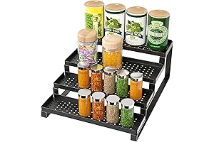 4-Tier Spice Rack Organizer for Kitchen Countertop or Pantry