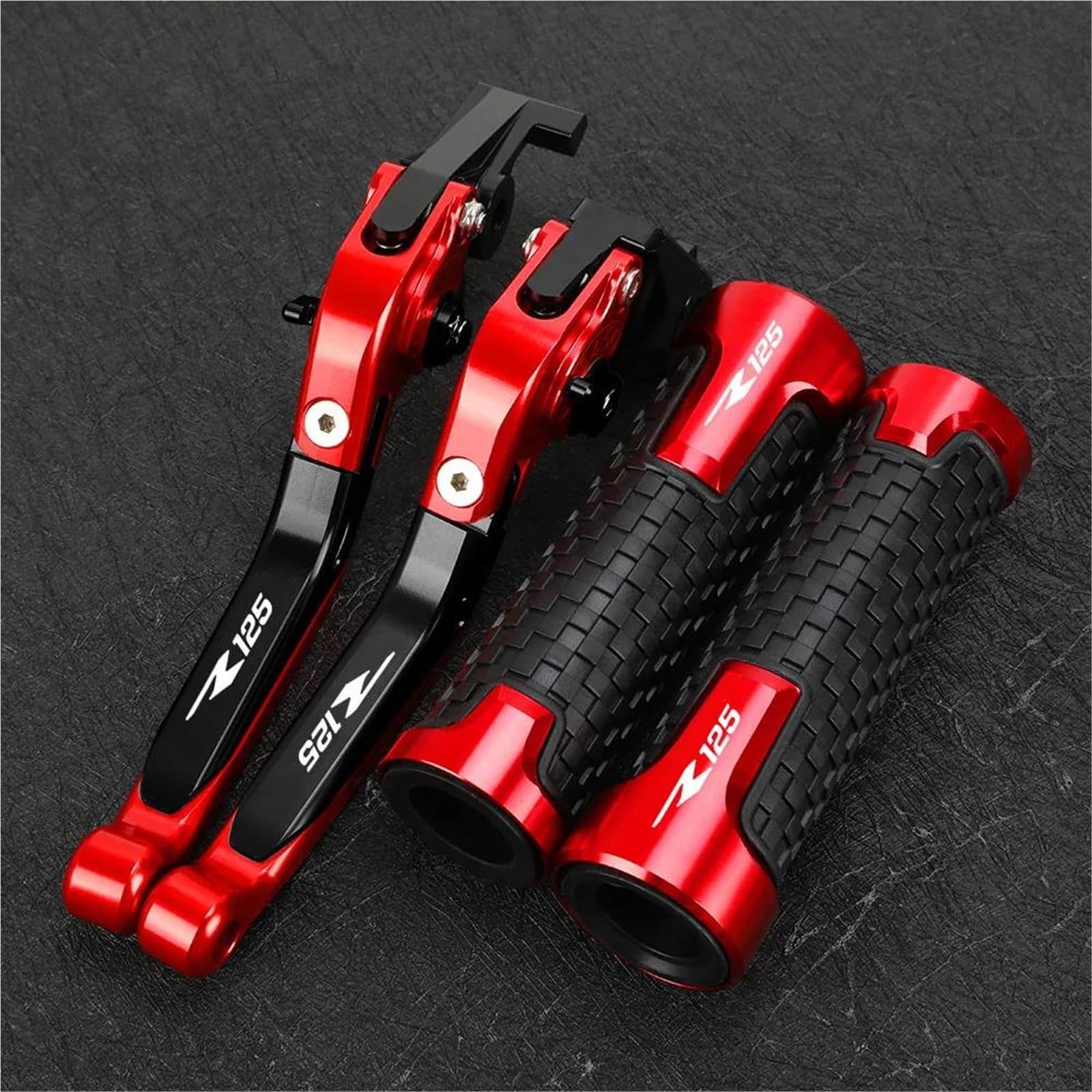 Leva Freno E Frizione Per Moto Con Manopole Per VOGE 125R R125 Per Brivido R 125 2023 2024 2025 2026 Terminali Manubrio Manubrio Leve Freno Regolabili Per Motociclette(Colore 8)