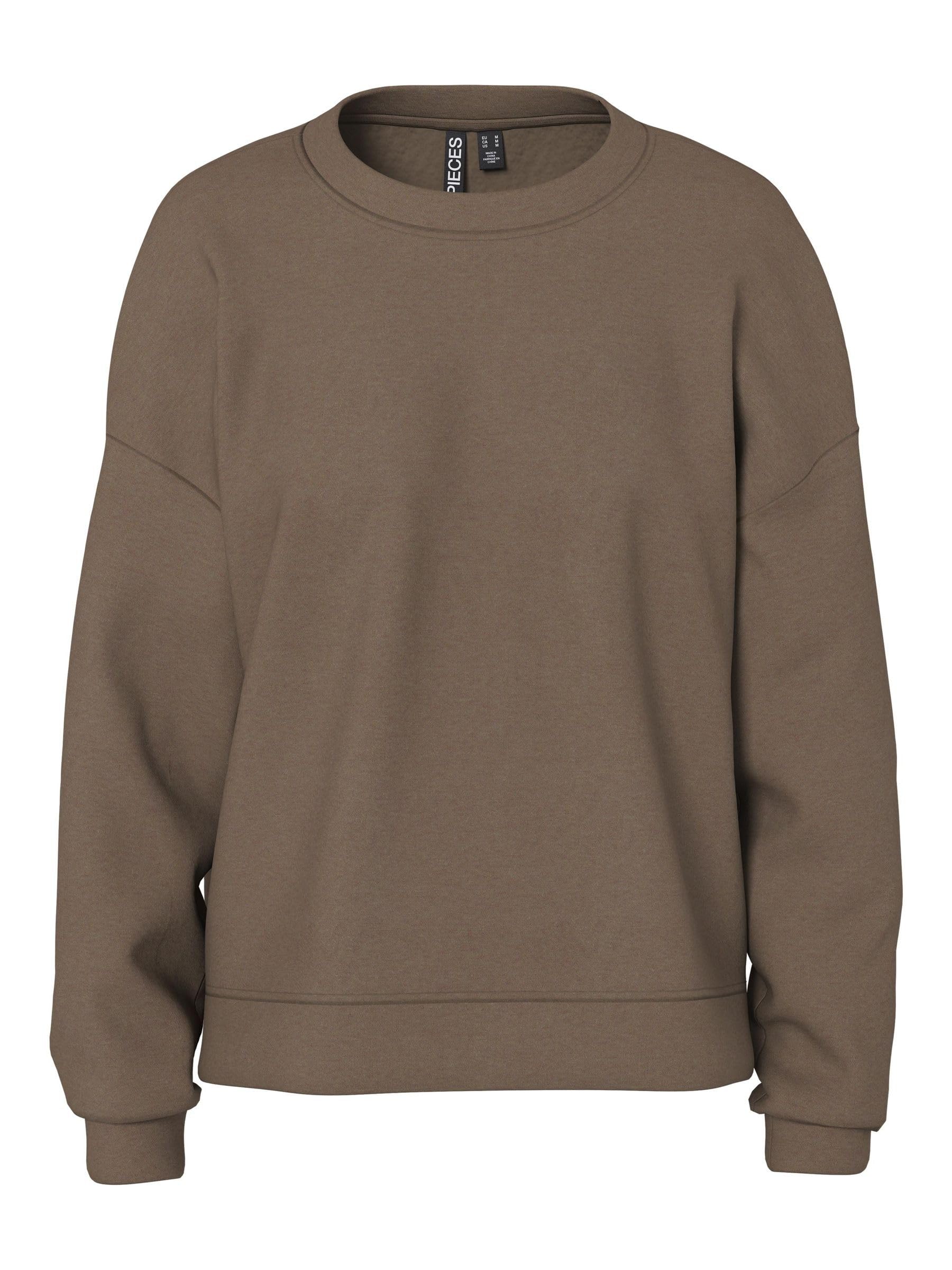 PIECES Womens Pcchilli Ls Loose Sweat Noos Bc, Morel., L UK
