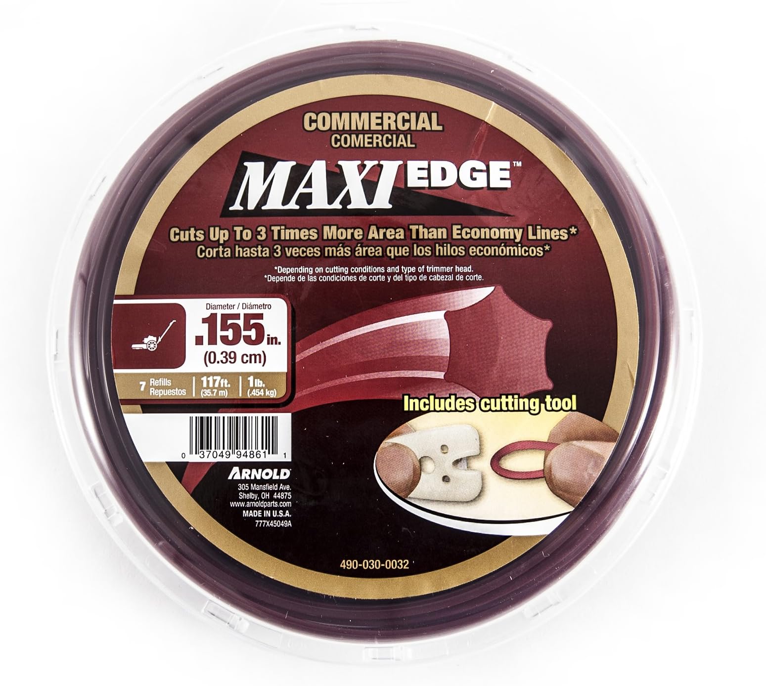 ArnoldMaxi-Edge Commercial Grade Trimmer Line