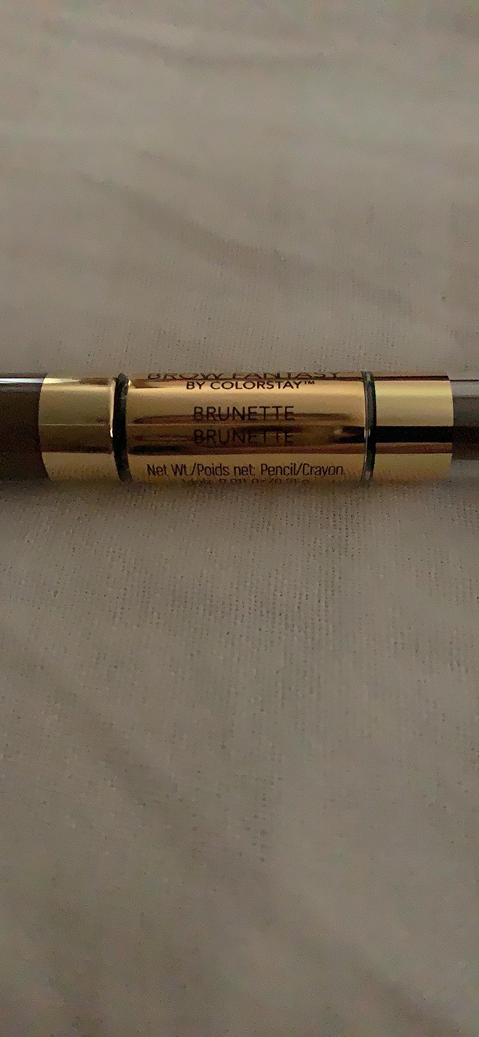 Revlon Eyebrow Gel & Pencil, ColorStay Brow Fantasy 2-in-1 Eye Makeup, Longwearing with Precision Tip, 105 Brunette, 0.04 Oz