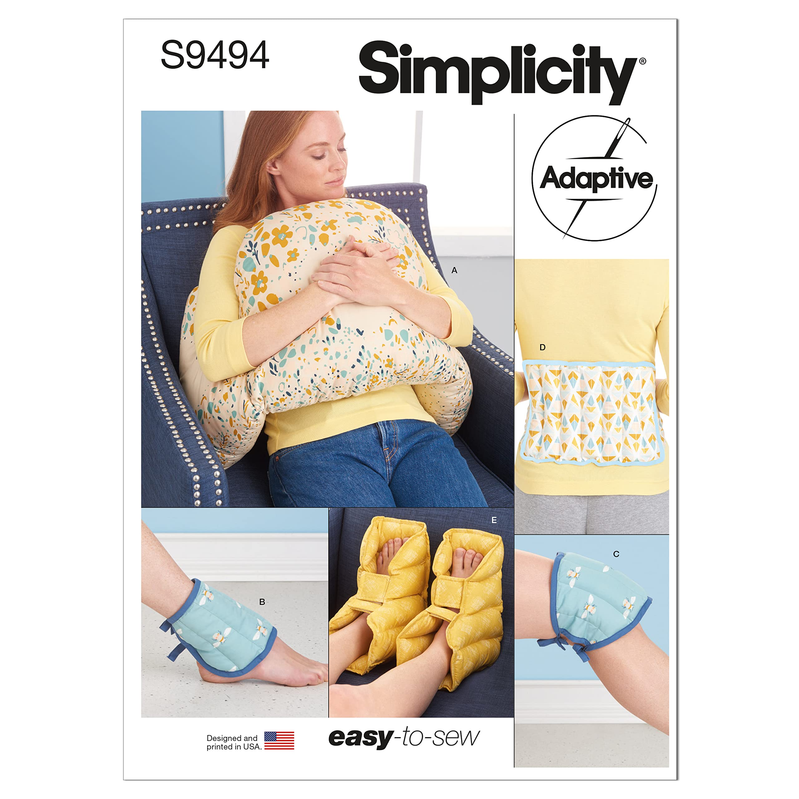 SimplicityHot and Cold Comfort Packs Sewing Pattern Kit, Code S9494, One Size, Multicolor