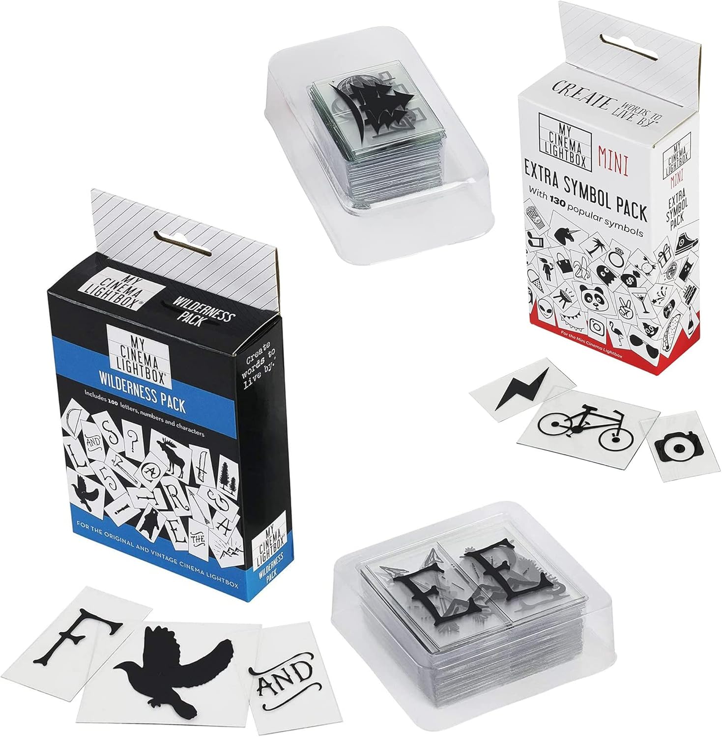 My Cinema Lightbox Alternative Letter Pack 100 Letters