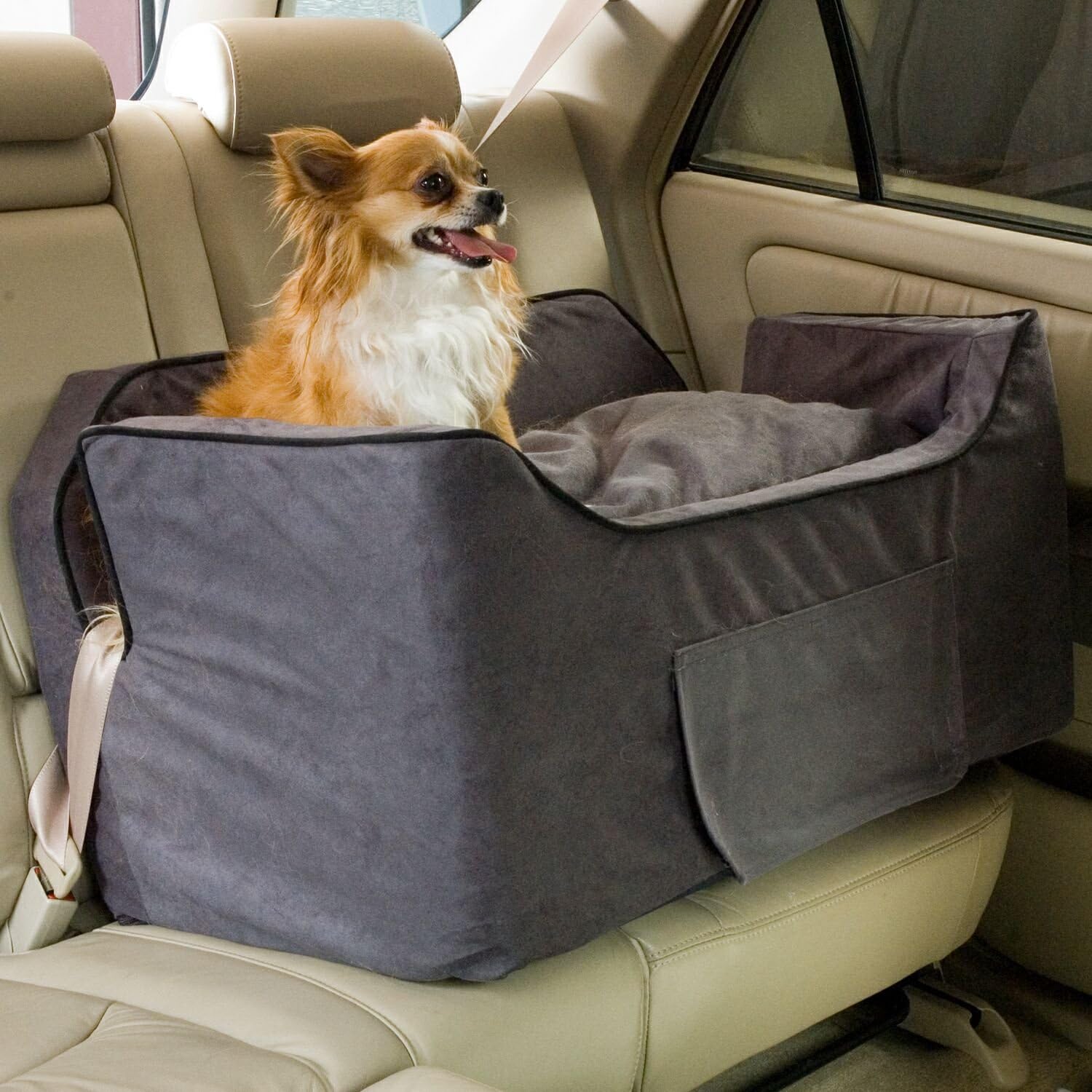 Snoozer Large Luxury Lookout Ii Pet Car Seat, Anthracite