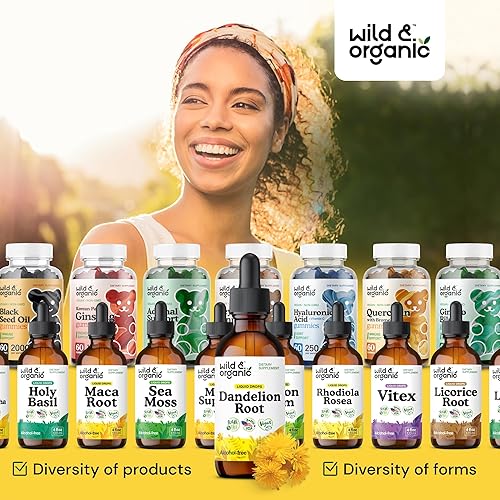 Miniatura 8 de Extracto líquido orgánico de raíz de diente de león, tintura de raíz de diente de león, vegano, sin alcohol, suplementos de gotas de raíz de diente