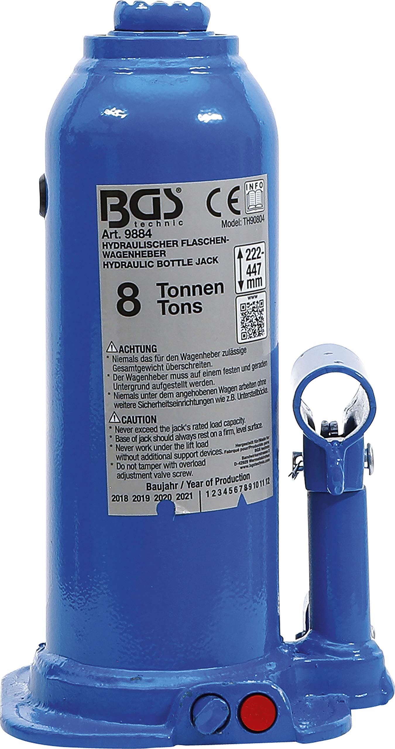 BGS 9884 | Cric à vérin hydraulique | 8 t