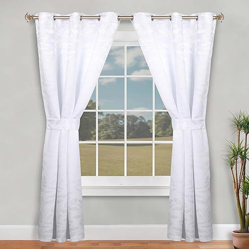 Miniatura 176 de Superior Cortinas opacas, oscurecimiento de la habitación para dormitorio, bloqueo solar, térmicas, cortinas bohemias modernas, colección de hojas