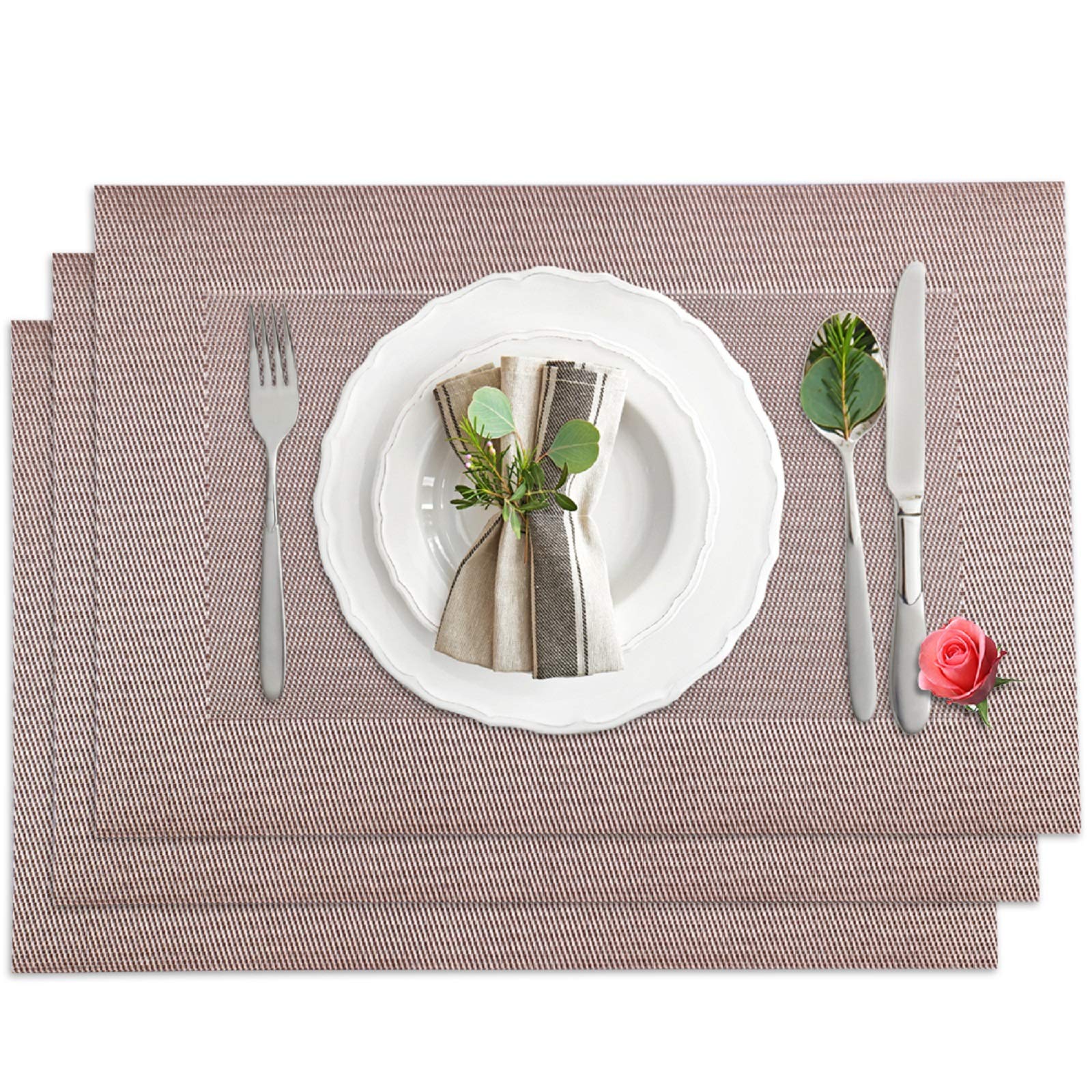 Set 6 Tovagliette Lavabili KitchenBoss - Antiscivolo Bifacciali, 43x30 Cm - Foto 3