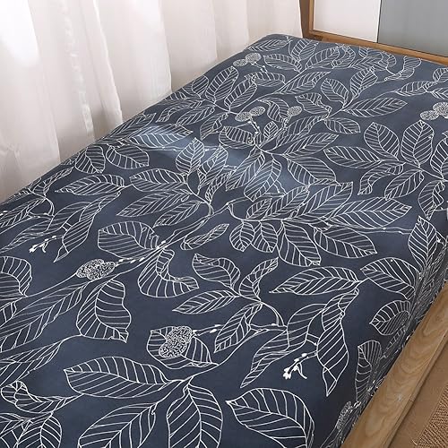 Miniatura 8 de MIFXIN Funda de Sofá Sin Brazos Funda Deslizable de Futón Elástica de Spandex Estampada Sofá Cama Plegable Sin Reposabrazos Protector de Muebles de