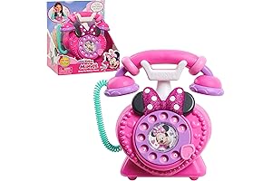 Just Play Disney Junior Minnie Mouse Ring Me Rotary Pretend Play Phone