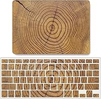 Vista 13 de IVY Wood Series Set Folio Estuche rígido para MacBook Pro (16 pulgadas con modelos M1/M2: A2485/A2780) con cubierta de teclado - A