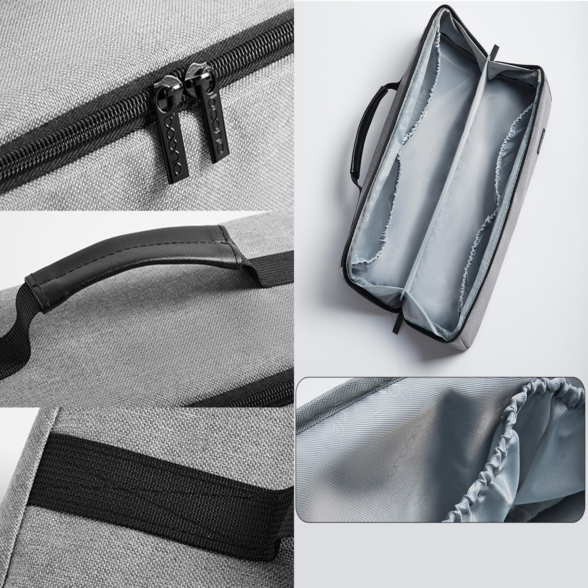 YUEMING Futerał do Dyson Airwrap, przenośny organizer podróżny do przechowywania kompatybilny z Dyson Airwrap Styler, Czarny, Jeden rozmiar