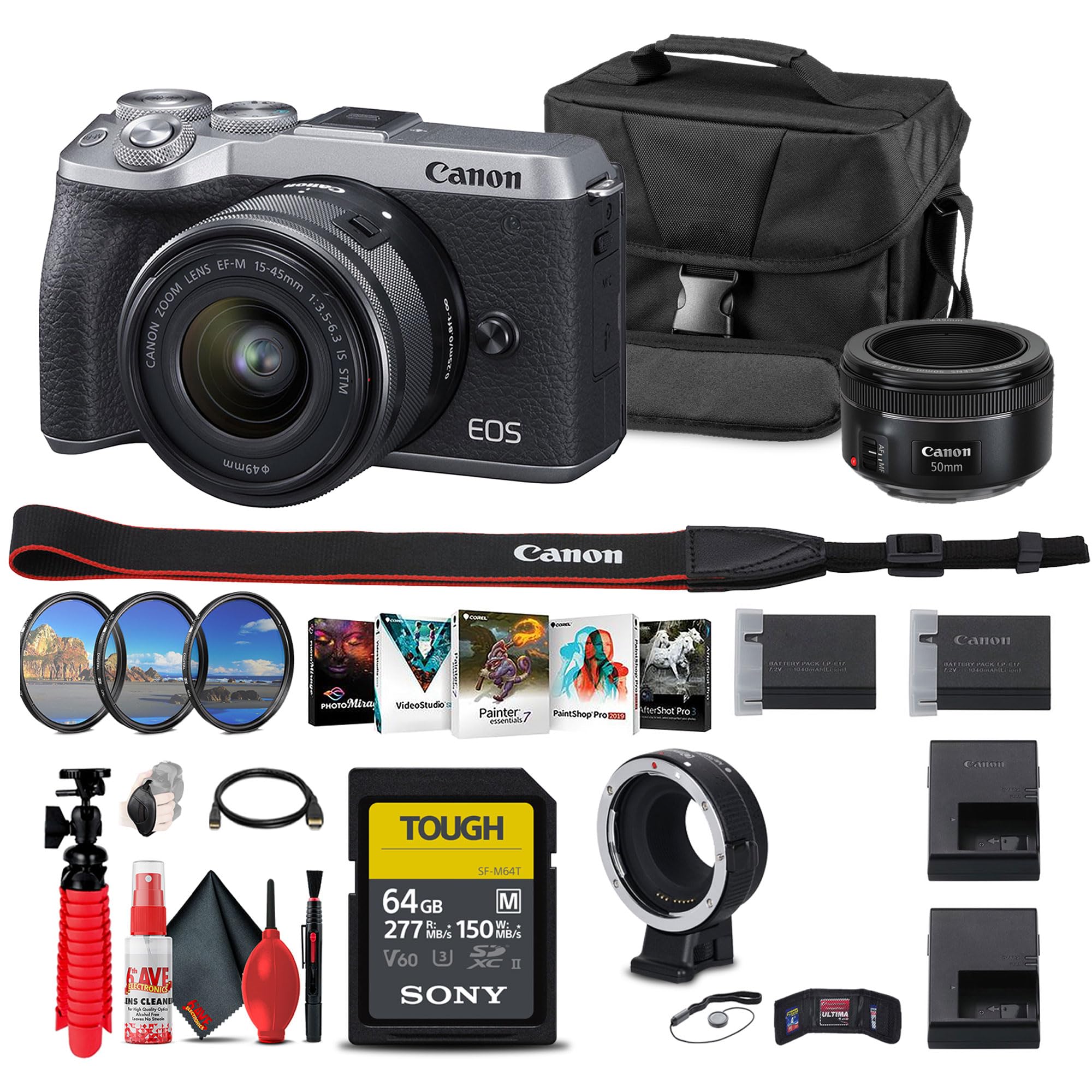 Amazon.com : Canon EOS M6 Mark II Mirrorless Digital Camera with