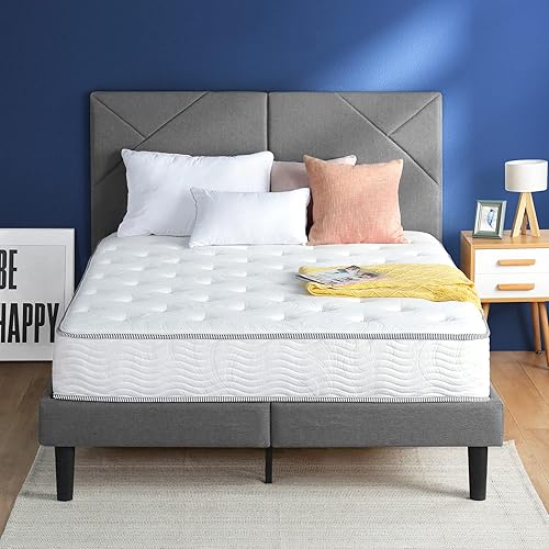 Miniatura 1 de Colchón Olee Sleep de 12pulgadas híbrido de espuma viscoelástica y muelles Memory Foam gris Completo