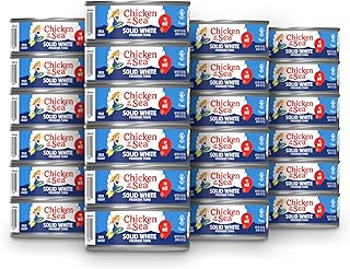 Solid White Albacore Tuna in Oil, Wild Caught Tuna, 5-Ounce Can (Pack of 24)